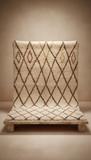 Beni Ourain Handknotted Wool Diamond Rug