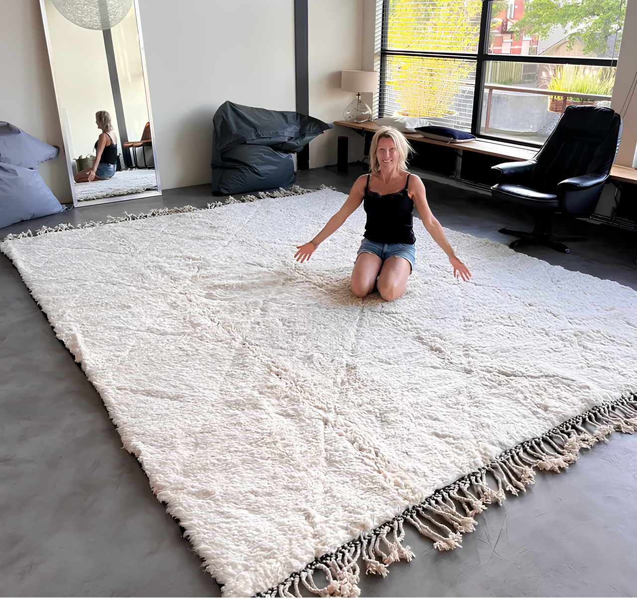 Ivory White Beni ourain