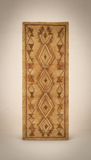 Taznakht Gold and Earth Brown Handwoven Runner